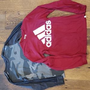 Mens Small Adidas Long Sleeve Tshirts